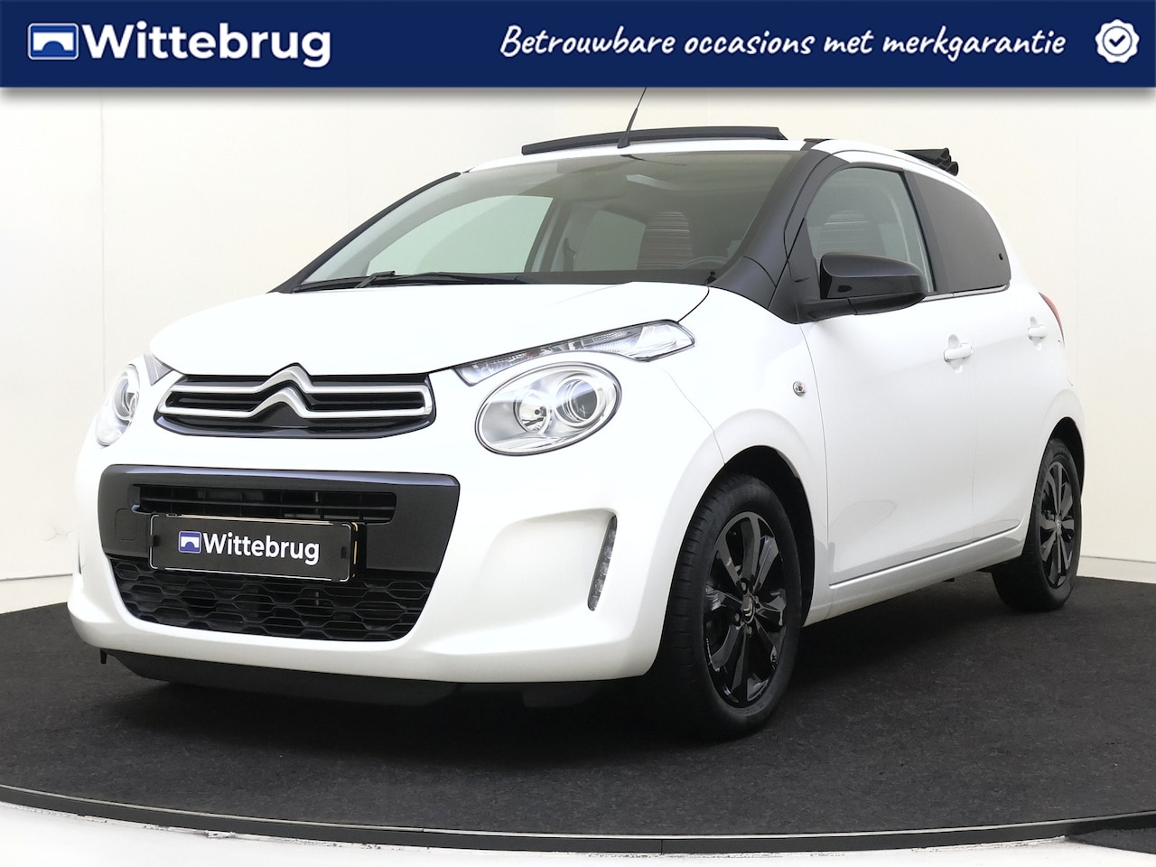 Citroën C1 - 1.0 VTi Airscape Shine I CABRIO TOP I AUTOMATISCHE AIRCO I ACHTERUITRIJCAMERA I CABRIO BLA - AutoWereld.nl
