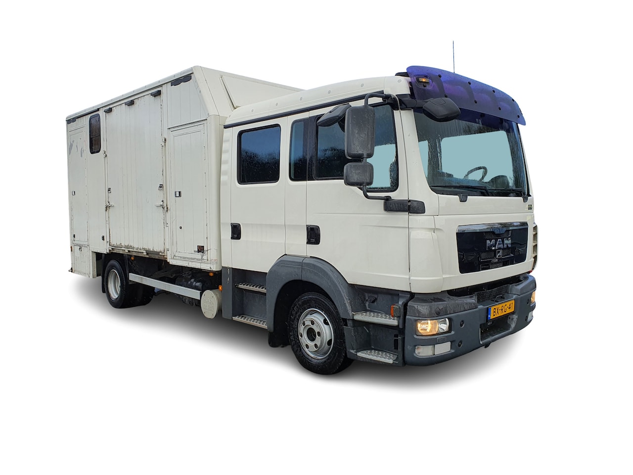 MAN TGL - 8.180 (5-pers) Aut. 4X2 BL EEV *PAARDEN (2) /HORSES (2) TRAILER* AUT. *PAARDEN TRAILER- PF - AutoWereld.nl