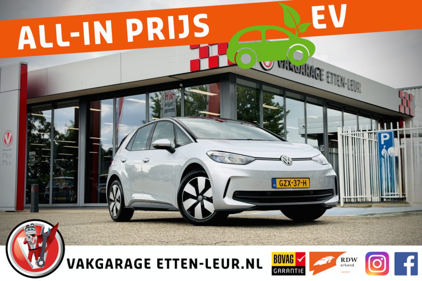Volkswagen ID.3 - Pure Oranje Edition 52 kWh | TREKHAAK | STOEL-STUURVERWARMING - AutoWereld.nl