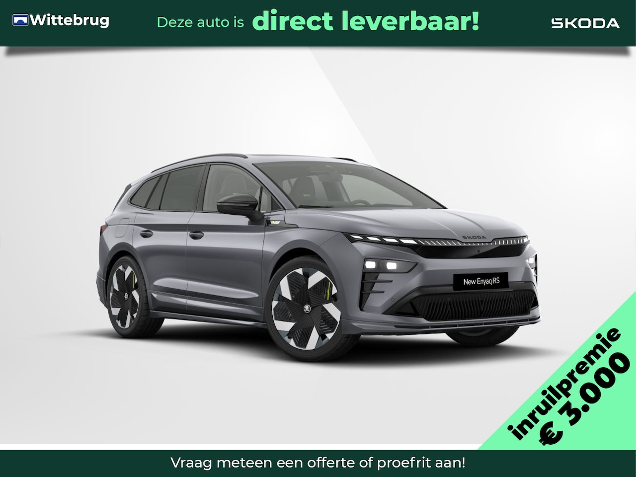 Skoda Enyaq iV - 85X RS / Business Upgrade pakket - Advanced / Panoramadak / 21" lichtmetalen velgen Vision - AutoWereld.nl