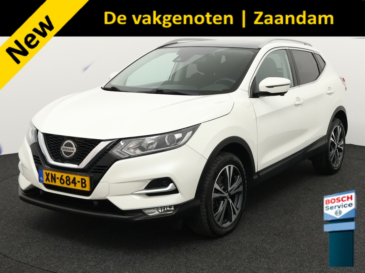 Nissan Qashqai - 1.2 N-Connecta Bluetooth, Cruise control, Parkeersensor voor en achter, Keyless entry, Nav - AutoWereld.nl
