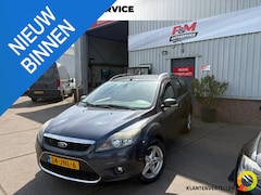 Ford Focus Wagon - 1.8 Titanium Flexi Fuel Clima, cruise, navi, pdc achter, trekhaak