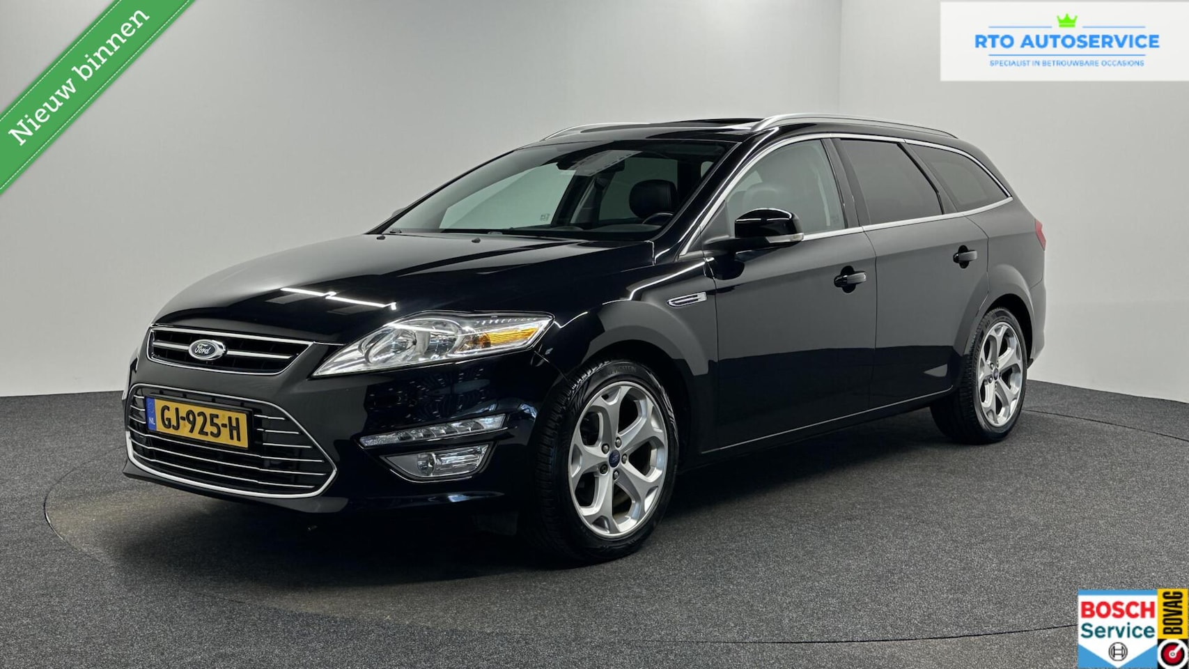 Ford Mondeo Wagon - 1.6 EcoBoost Platinum LEER NAVI TREKHAAK CRUISE. - AutoWereld.nl
