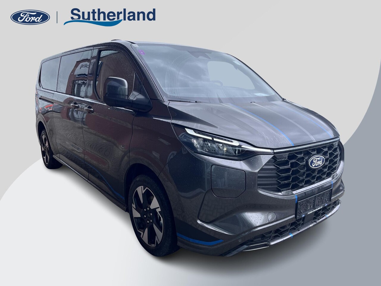 Ford Transit Custom - 320 2.5 PHEV L2H1 Sport DC 233pk Incl BTW en BPM | Dubbele Cabine | Stoelverwarming | Acht - AutoWereld.nl