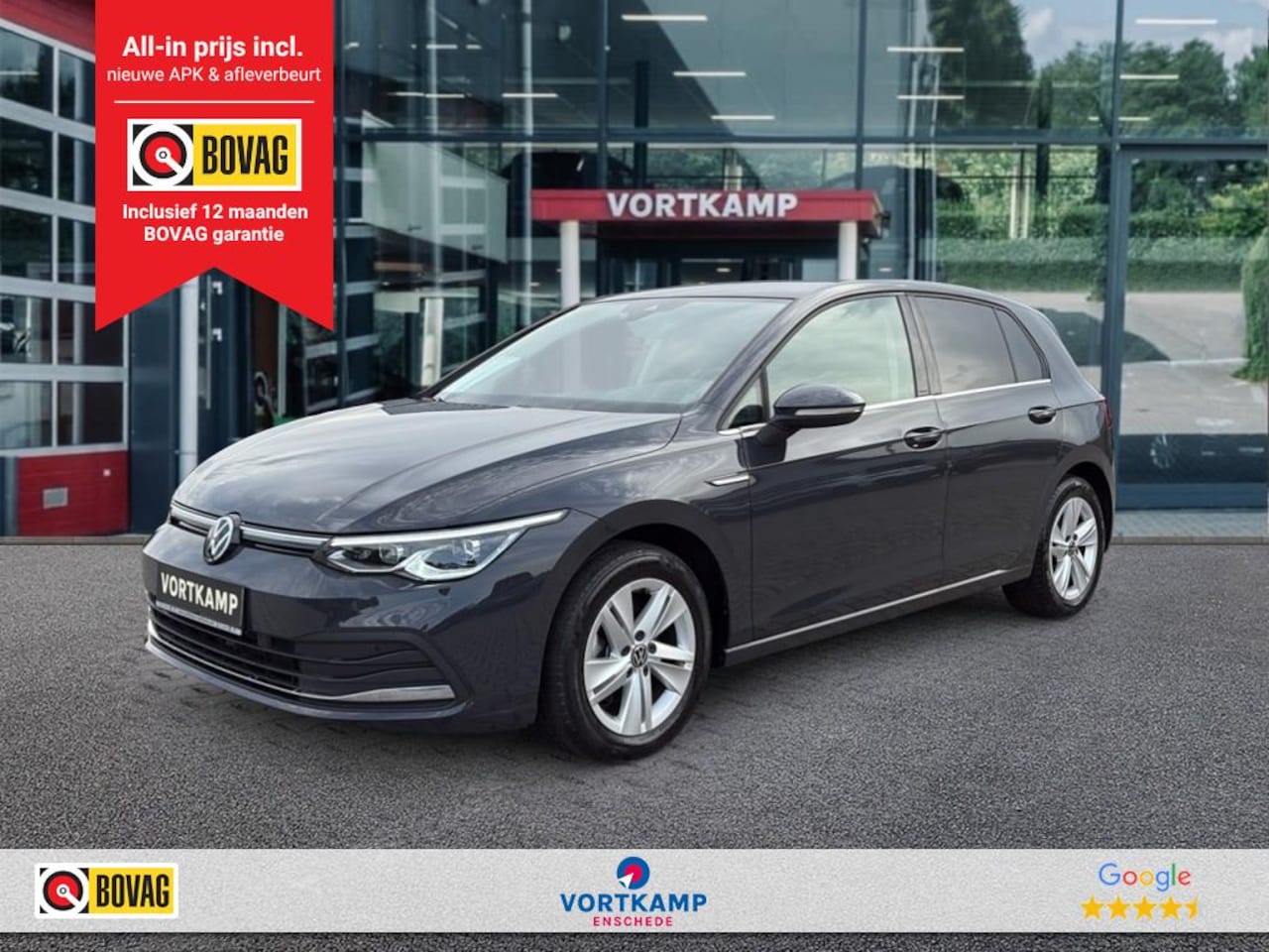 Volkswagen Golf - 1.5 eTSI DSG STYLE TREKHAAK/ACC/LED/MEM/STOEL+STUURVERW/CARPLAY - AutoWereld.nl