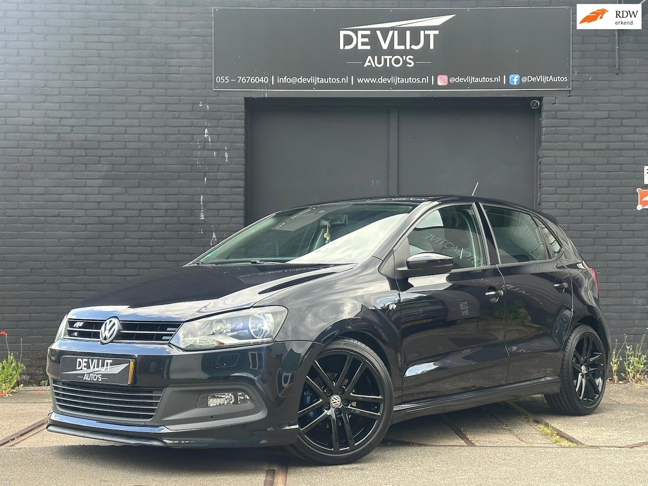 Volkswagen Polo - 1.2 TSI DSG | R-Line | Carplay | Airco | Friedrich Motorsport Uitlaat! | Eibach Verlaagd | - AutoWereld.nl