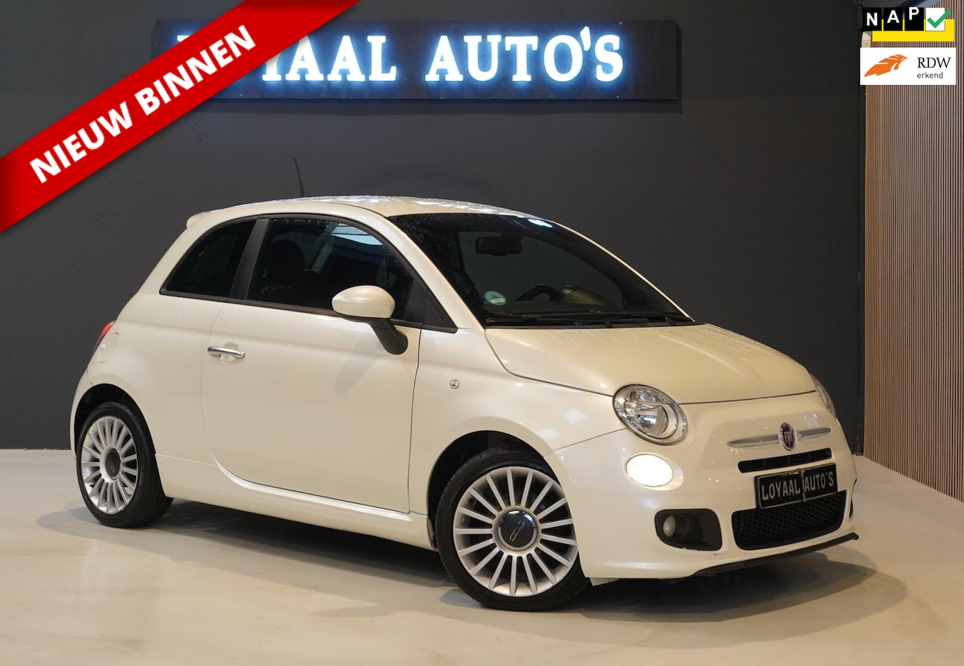 Fiat 500 - 0.9 TwinAir 500S | AUTOMAAT | AIRCO | ELEK.RAMEN | NAP | APK. - AutoWereld.nl