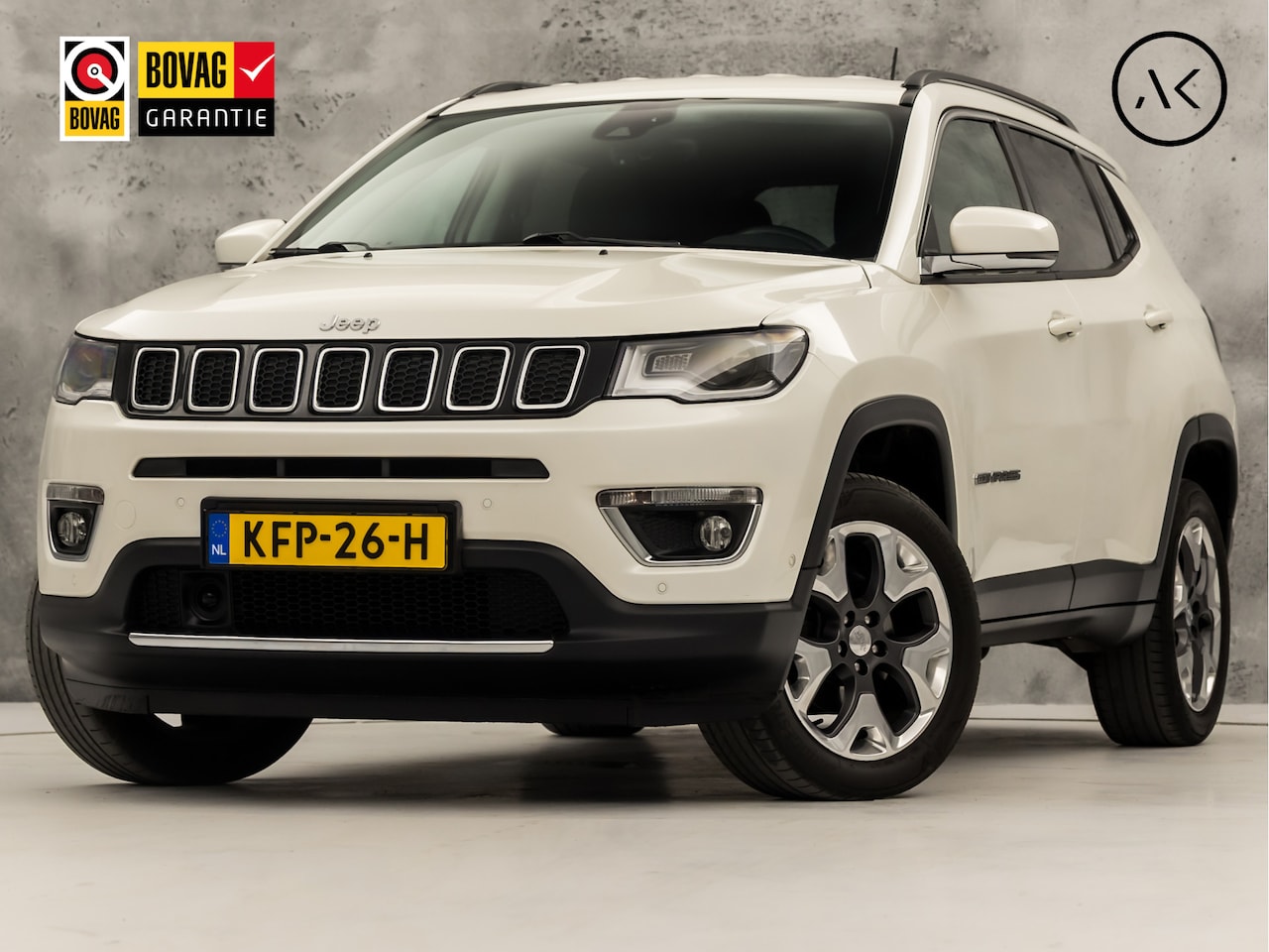 Jeep Compass - 1.4 MultiAir Limited 4x4 170Pk Automaat (APPLE CARPLAY, NAVIGATIE, LEDER, CAMERA, MEMORY S - AutoWereld.nl