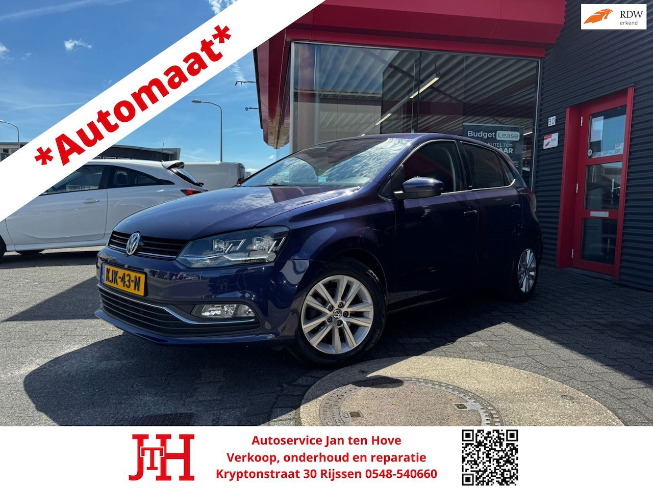 Volkswagen Polo - 1.2 TSI Allstar*Automaat*Navi*Led*Stoelverwarming*PDC V+A*Clima - AutoWereld.nl