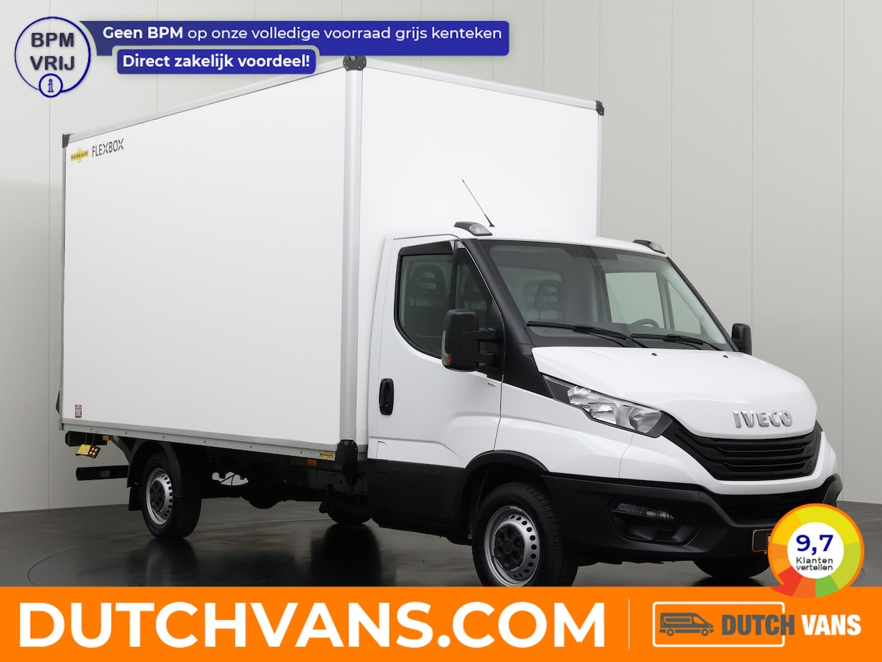 Iveco Daily - 35S16 Bakwagen+Laadklep | 2,38 Mtr Binnenhoogte | Airco | Cruise | 3-Zits - AutoWereld.nl