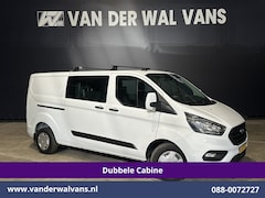 Ford Transit Custom - 2.0 TDCI 131pk L2H1 Dubbele Cabine Inrichting Euro6 Airco | 5-Zits | Camera | Cruisecontro