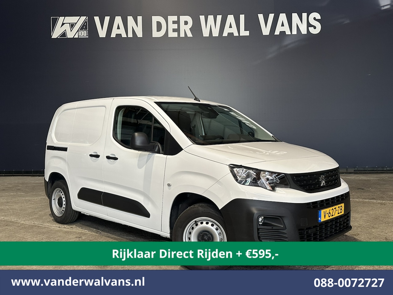 Peugeot Partner - 1.6 BlueHDI L1H1 Euro6 *Rijklaar Direct Rijden* Airco | 3-Zits | Camera | Apple Carplay | - AutoWereld.nl