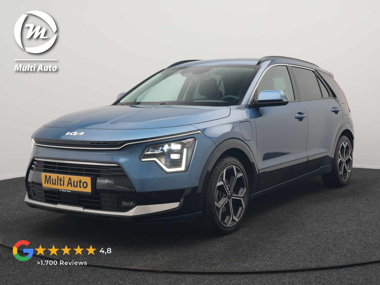 Kia Niro - 1.6 GDi DynamicLine PHEV 182pk Dealer O.H. | Adaptive Cruise | Camera | Lederen Sportstoel - AutoWereld.nl