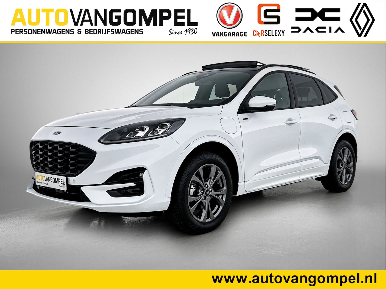Ford Kuga - 2.5 PHEV ST-Line X Panodak | Winterpack | Camera | Navi | Elektr. Achterklep | TREKHAAK - AutoWereld.nl