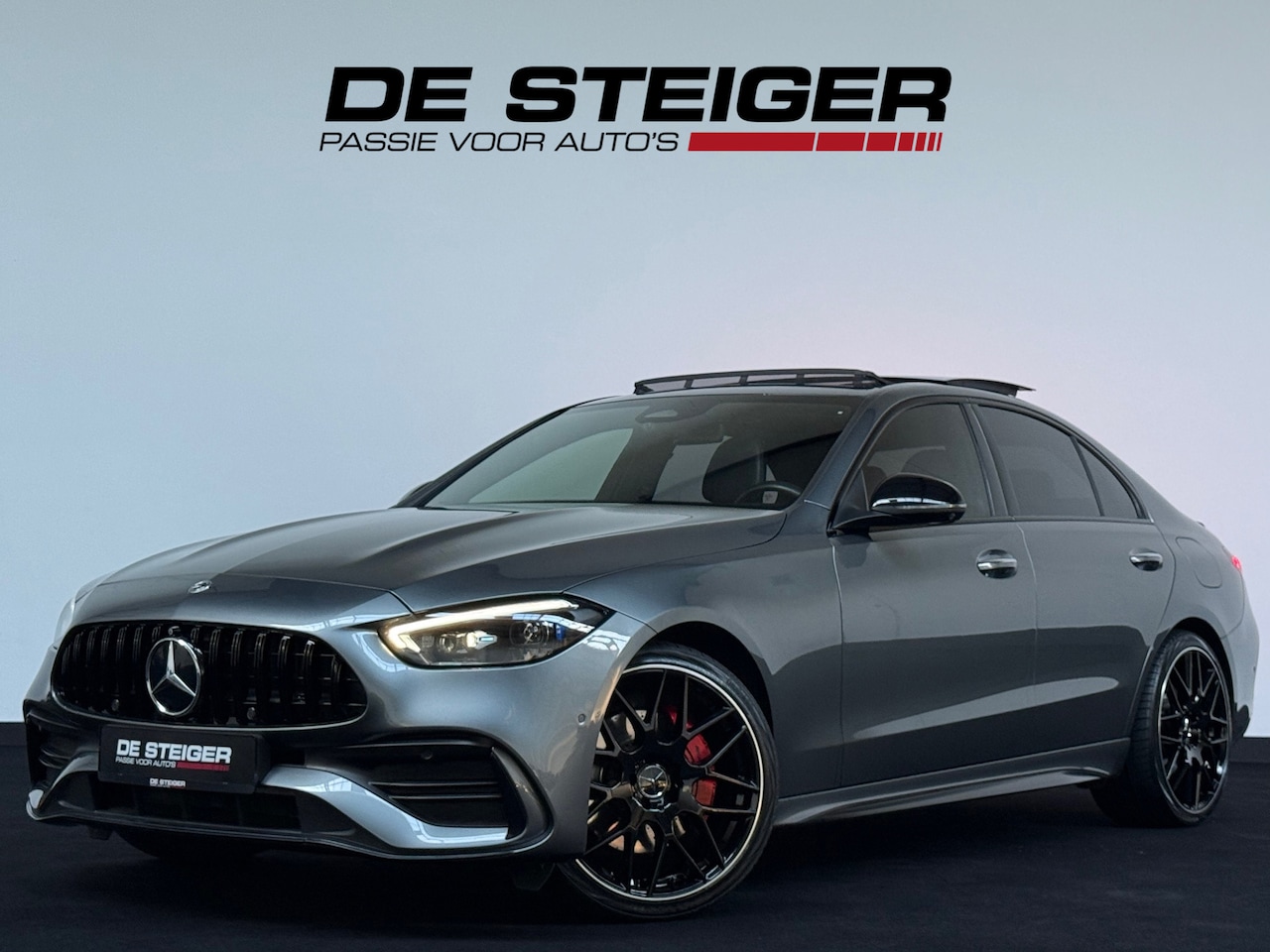 Mercedes-Benz C-klasse - 300 e AMG Pano Burmester Distronic Digital Sfeer 360 Memory - AutoWereld.nl