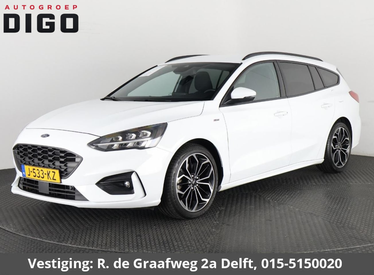 Ford Focus Wagon - 1.0 EcoBoost ST Line Sports Business | Navigatie | Parkeersensoren | Climate Control | - AutoWereld.nl
