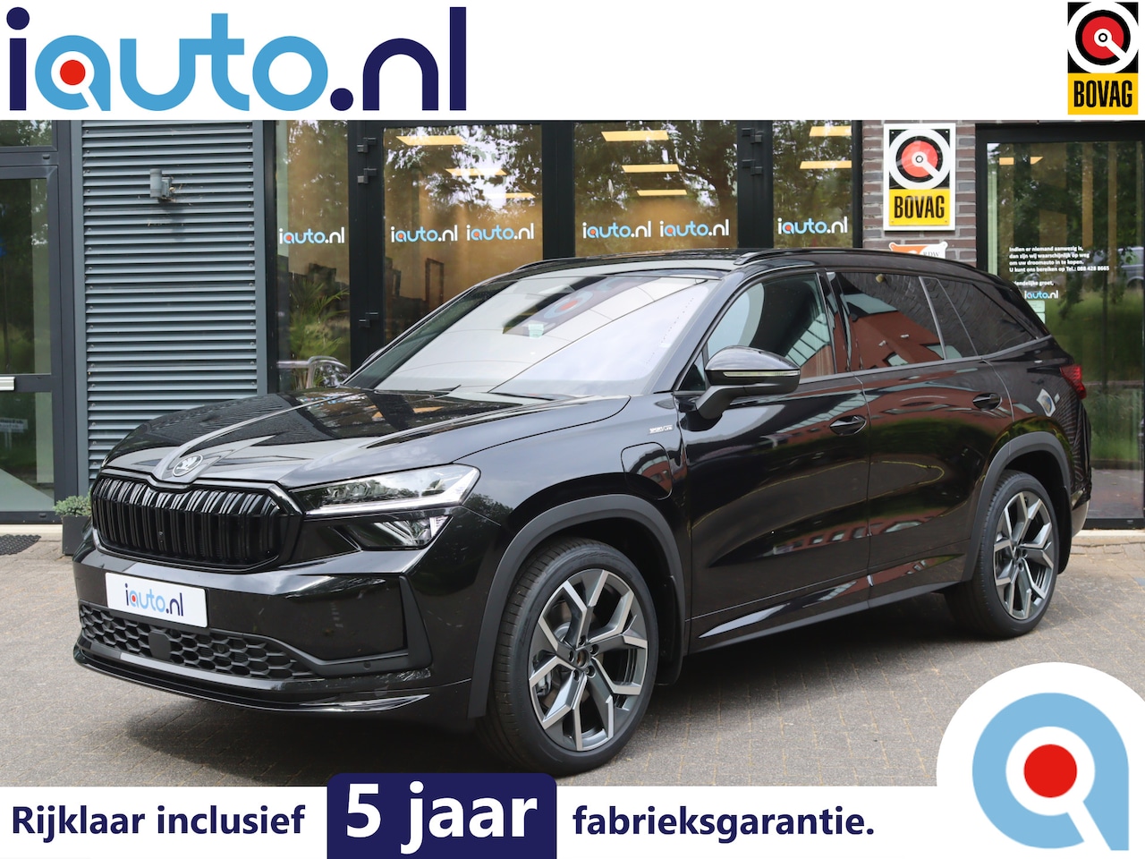 Skoda Kodiaq - 1.5 TSI PHEV Sportline Business Matrix LED/ACC/Keyless/Camera/20"/Elek. stoel/Trekhaak weg - AutoWereld.nl