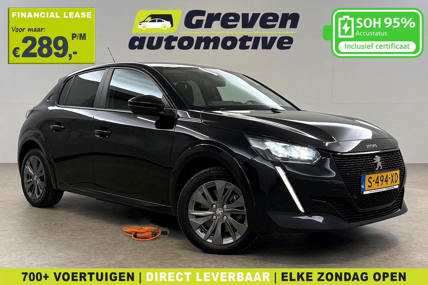 Peugeot e-208 - EV Active Pack 50 kWh | Snelladen | SOH: 95% | Cruise | Carplay | LED | Clima | Parkeersen - AutoWereld.nl