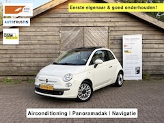 Fiat 500 - 0.9 TwinAir Turbo Lounge | Airco | Pano | Navi | 1e Eigenaar | Elektrische ramen | Super l