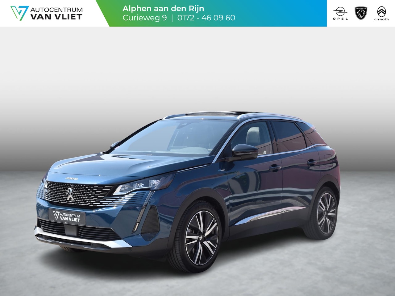 Peugeot 3008 - 1.6 HYbrid 225 GT Pack Business | ELEKTRISCH GLAZEN PANORAMADAK | CAMERA MET SENSOREN | NA - AutoWereld.nl