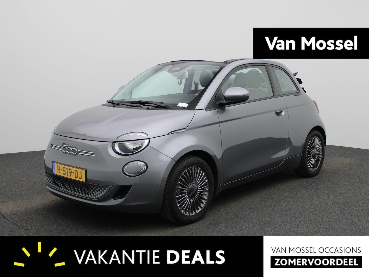 Fiat 500 C - Icon 42 kWh | Apple/Android Play | Cruise | DAB | Keyless | LED | Navi | Virtual Cockpit - AutoWereld.nl
