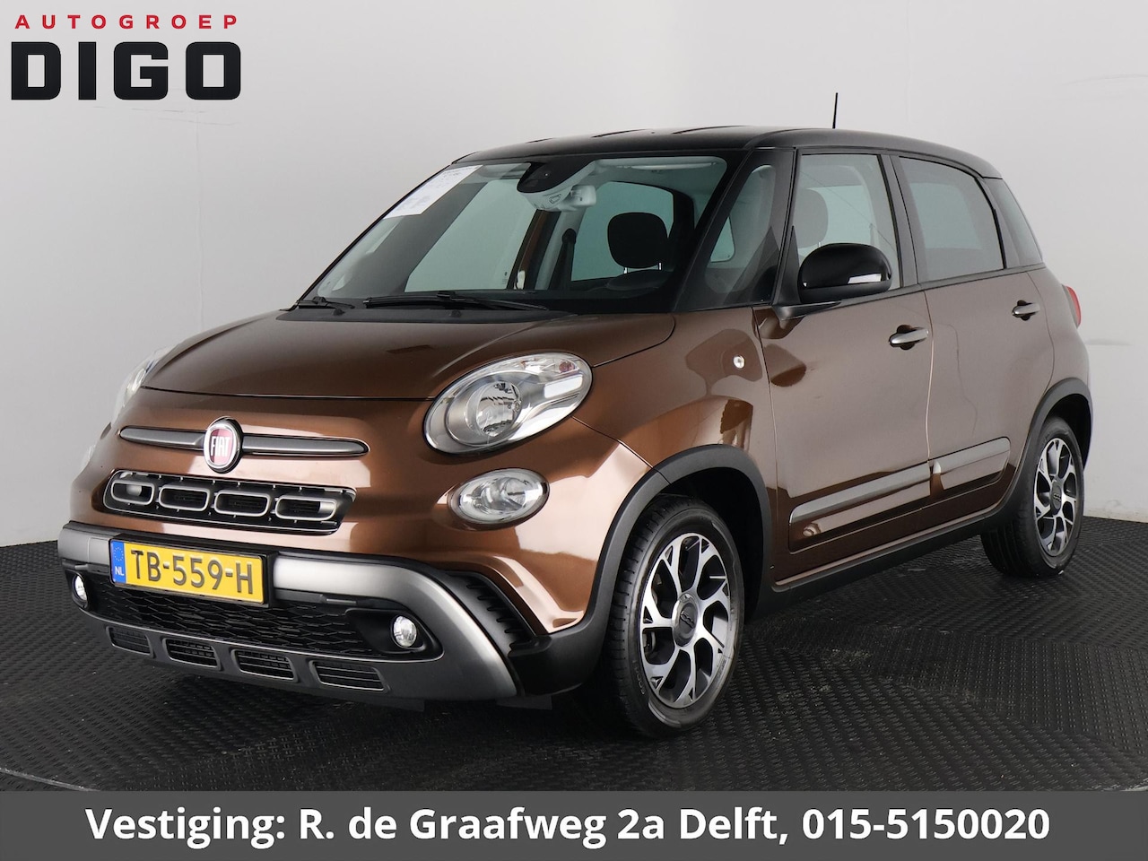Fiat 500 L - 0.9 TwinAir Cross Bi-Tone | Pack Smart | Traction + - AutoWereld.nl
