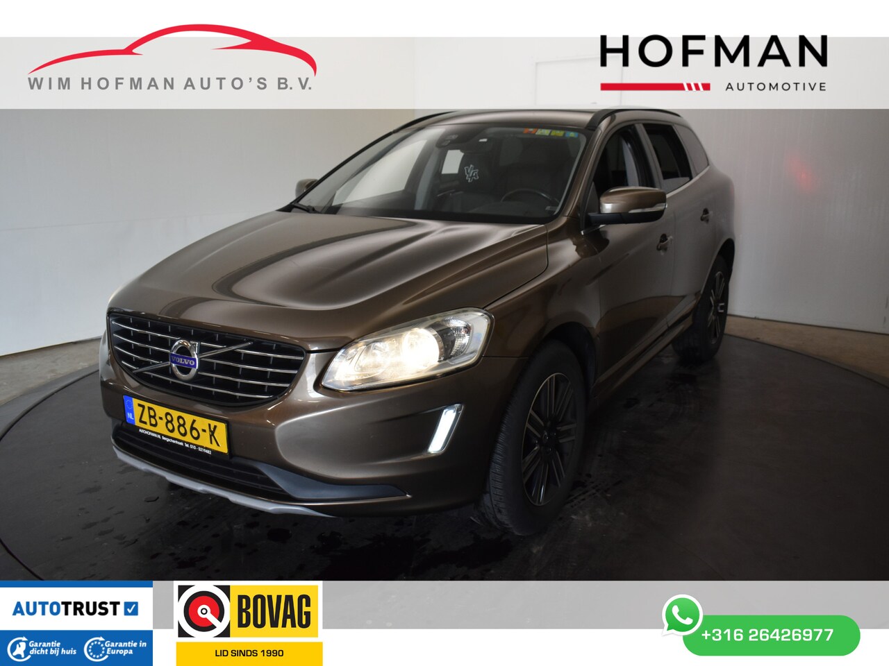 Volvo XC60 - 2.0 D3 FWD R-Design Vol Leder Trekhaak Navi - AutoWereld.nl