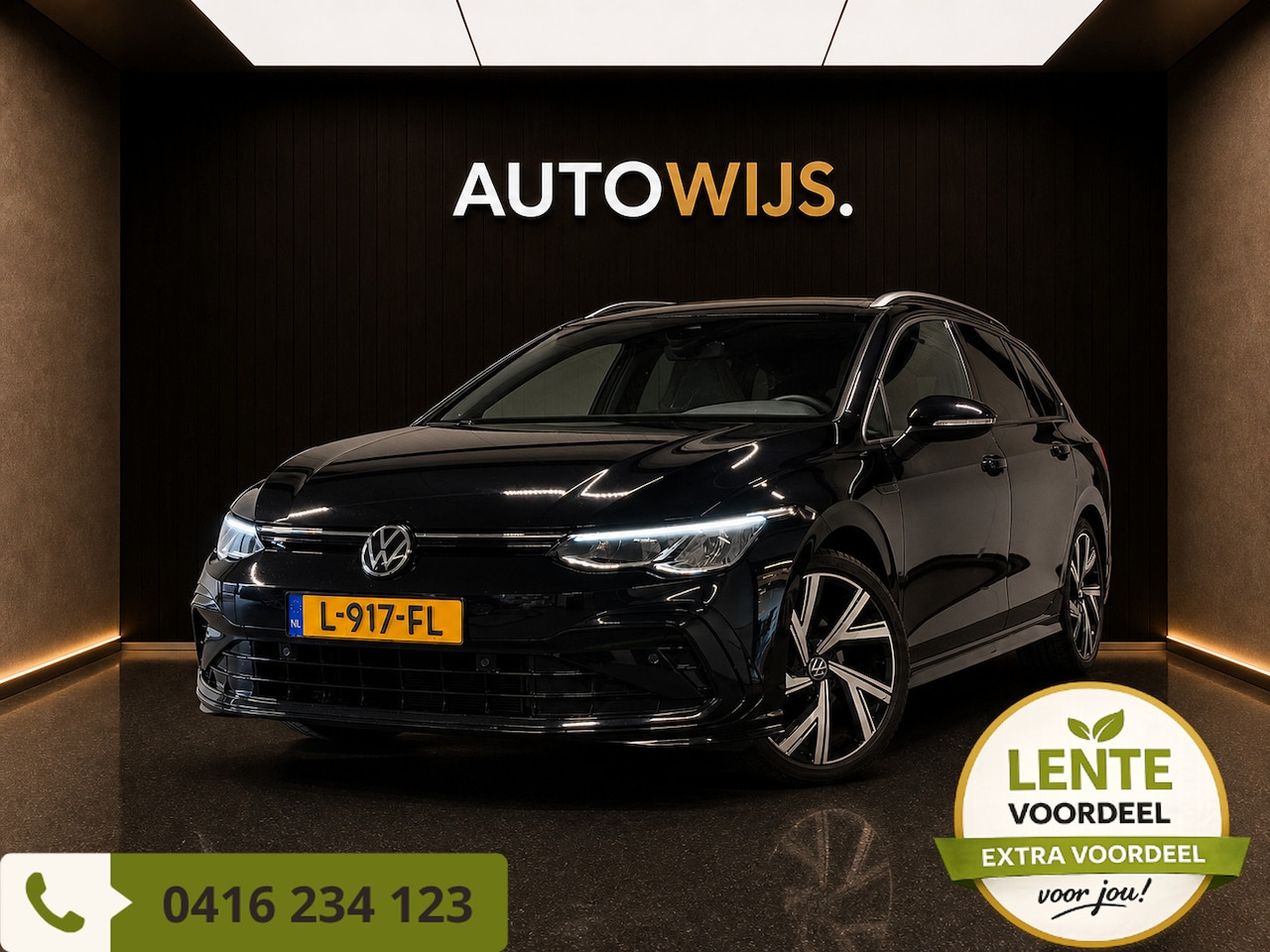Volkswagen Golf Variant - 1.5 eTSI R-Line|LED|AUT|NL AUTO|NAVIGATIE - AutoWereld.nl