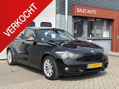 BMW 1-serie - 116i Limited Edition NIEUWE KETTING + APK 2012 zwart Apple CarPlay stoelv