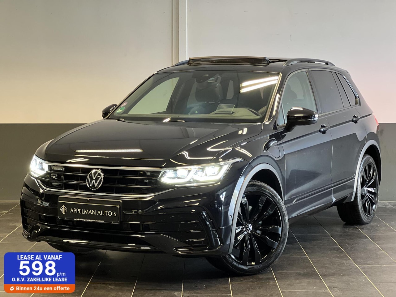 Volkswagen Tiguan - 1.4 TSI eHybrid 3X R-Line|Full|360|HUD|Trekhaak|Memory|Stuurverw.| - AutoWereld.nl
