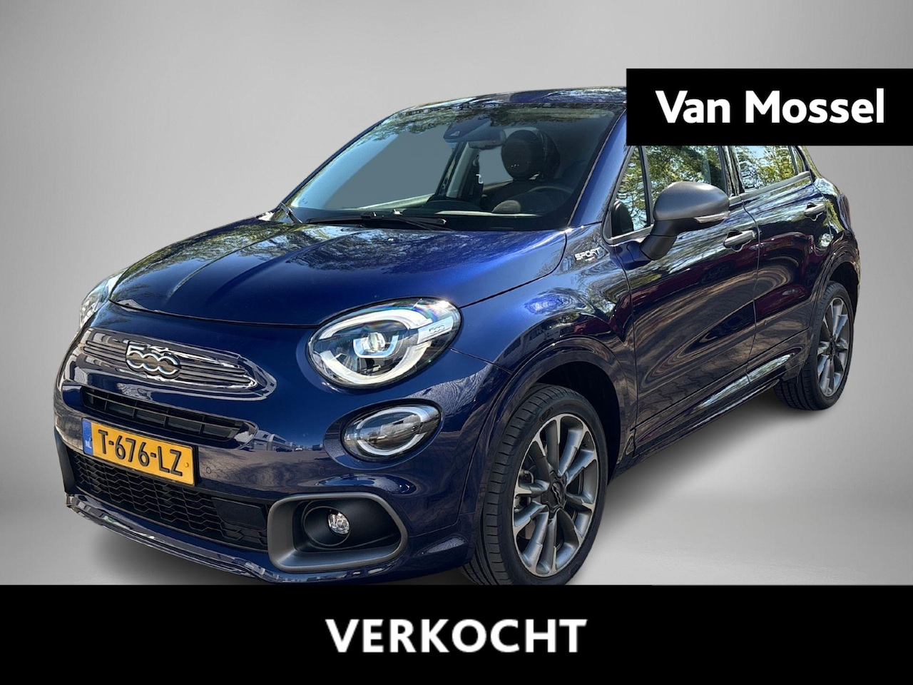 Fiat 500 X - 1.5 Hybrid Sport | Navigatie | Parkeersensoren voor + achter | Achteruitrijcamera | Ledere - AutoWereld.nl