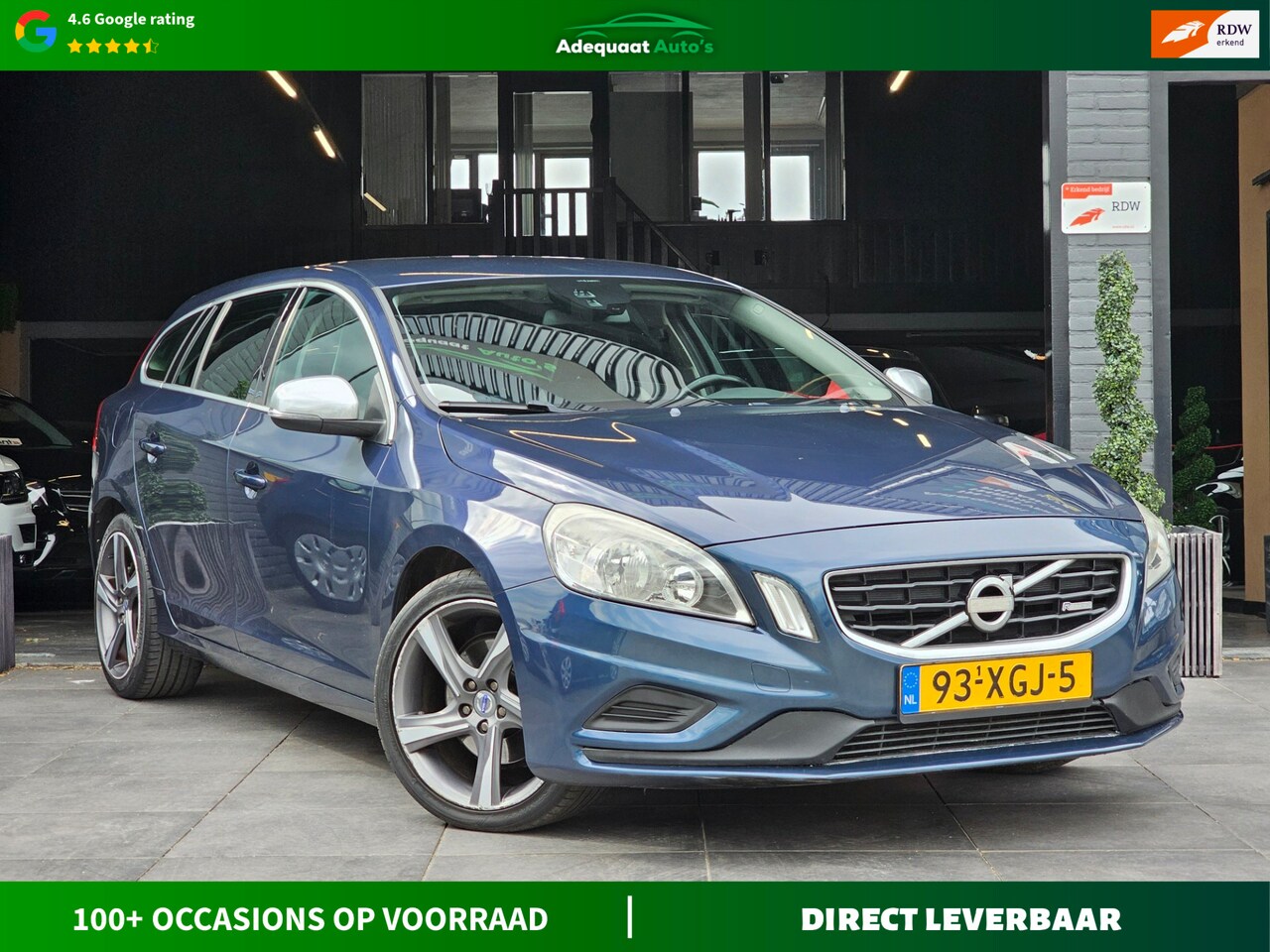 Volvo V60 - 1.6 T3 R-Design|2e eig|NAP|AUT|PDC|Trekhaak|Cruise - AutoWereld.nl