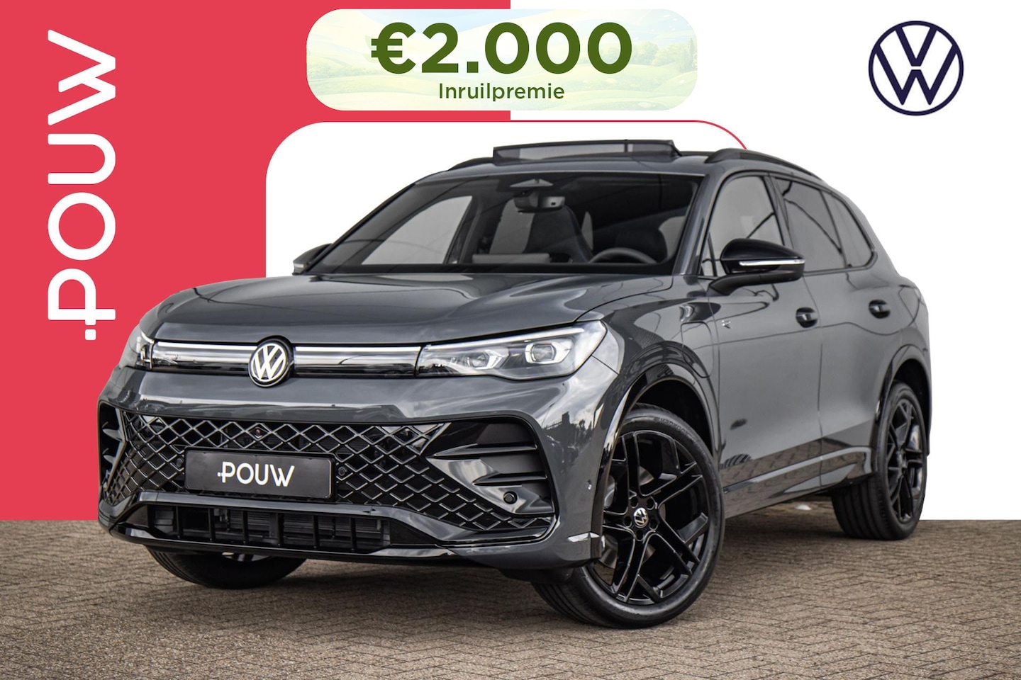 Volkswagen Tiguan - 1.5 eHybrid 204pk R-Line Edition | 20" Velgen | Panoramadak - AutoWereld.nl
