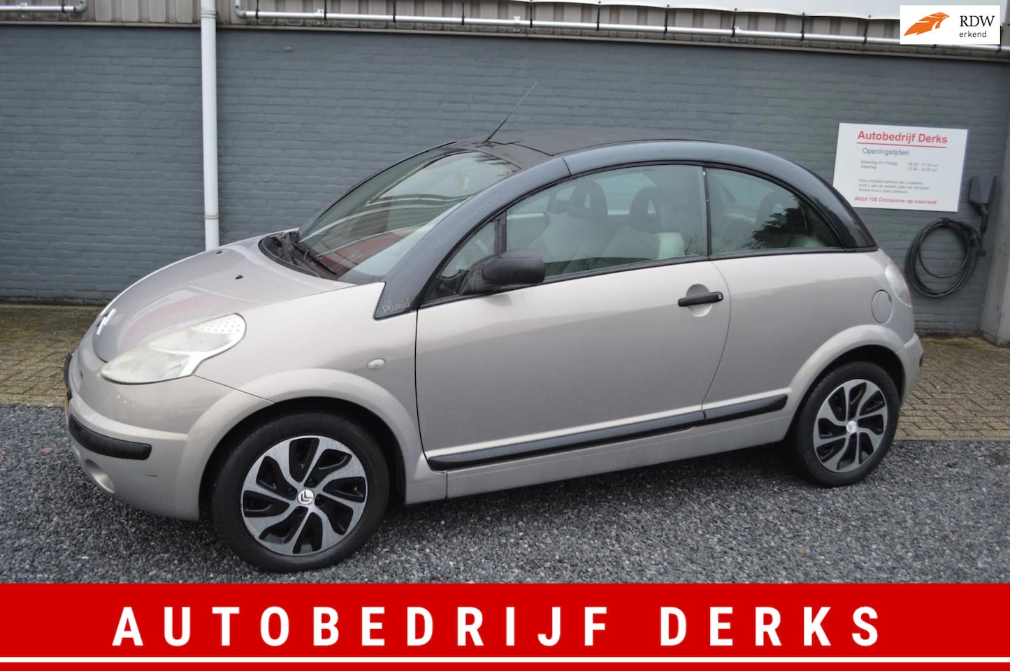 Citroën C3 Pluriel - 1.6i-16V Airco Automaat Stuurbekrachtiging Cabriolet 2003 - AutoWereld.nl