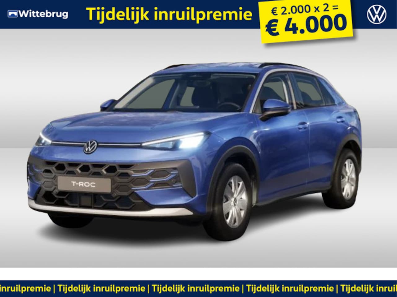 Volkswagen T-Roc - 1.5 eTsi Trend First Edition PRIVATE LEASE VANAF € 499,- - AutoWereld.nl