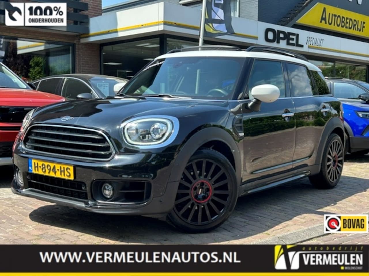 MINI Countryman - 1.5 136PK Cooper Automaat Business Edition Chili + 19"/ Leder/ Navi/ Clima/ Camera/ H&K/ F - AutoWereld.nl