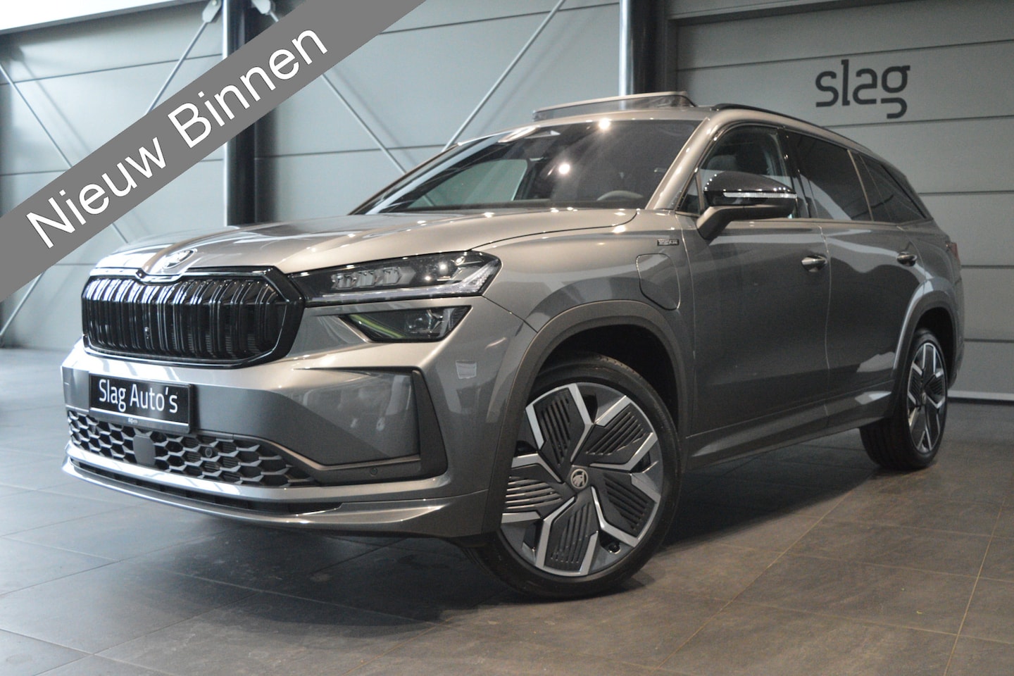 Skoda Kodiaq - 1.5 TSI PHEV Sportline navi pano camera trekhaak 204 pk !! - AutoWereld.nl