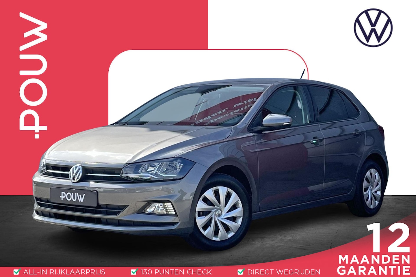 Volkswagen Polo - 1.0 MPI 80pk Comfortline | Trekhaak | App Connect | Cruise Control - AutoWereld.nl