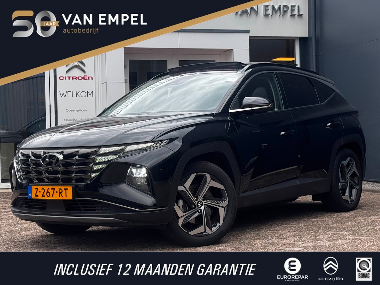 Hyundai Tucson - 1.6 T-GDI PHEV Premium Sky 4WD | Panoramadak | NL-Auto | Leder + Memory | Camera 360 | Ele - AutoWereld.nl