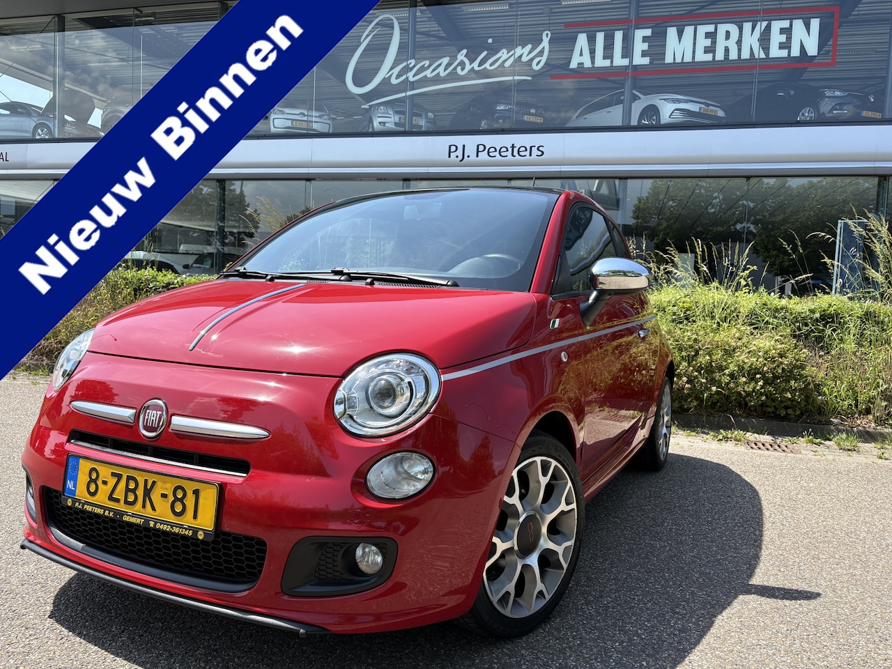 Fiat 500 - 0.9 TwinAir Turbo 500S Glazen panoramadak - Airco - Lederen bekleding - Bluetooth - Licht - AutoWereld.nl