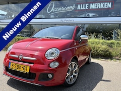 Fiat 500 - 0.9 TwinAir Turbo 500S Glazen panoramadak - Airco - Lederen bekleding - Bluetooth - Licht