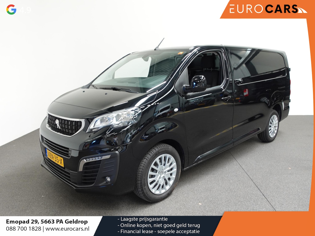 Peugeot Expert - 145pk L3 Automaat Airco Cruise Navi Trekhaak Airco Cruise Control Trekhaak - AutoWereld.nl