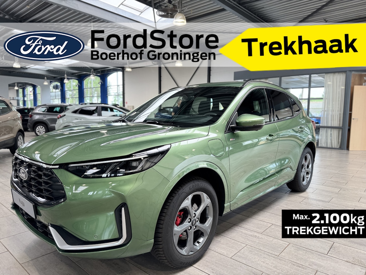 Ford Kuga - 2.5 PHEV 243 pk ST-Line X | Trekhaak I AGR stoelen | Adapt Cruise I Winter Pack | B&O | 36 - AutoWereld.nl