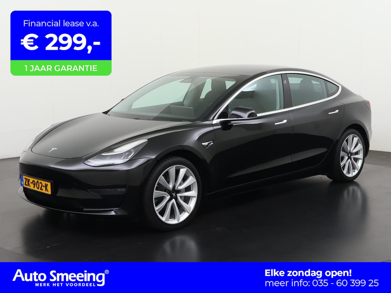 Tesla Model 3 - Long Range RWD Long Range AWD 75 kWh | Panoramadak | Mem Stoel | Zondag Open! - AutoWereld.nl