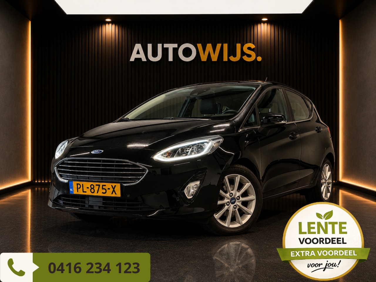 Ford Fiesta - 1.0 EcoBoost Titanium|LED|CAMERA|B&O|CARPLAY|NAVI|NL AUTO - AutoWereld.nl