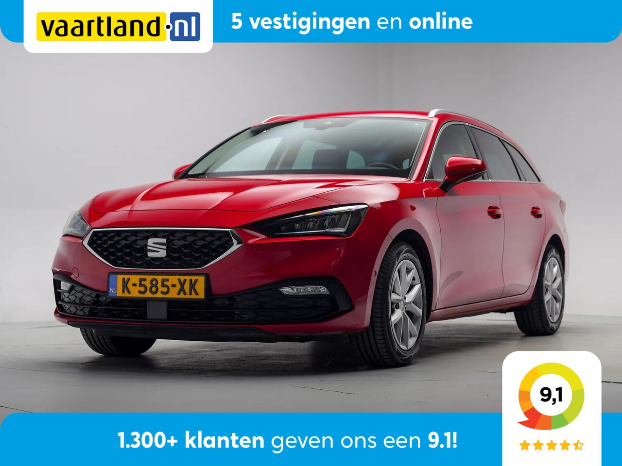 SEAT Leon - 1.5 TSI Style Launch Edition [ Navi Camera Virtual Trekhaak ] - AutoWereld.nl