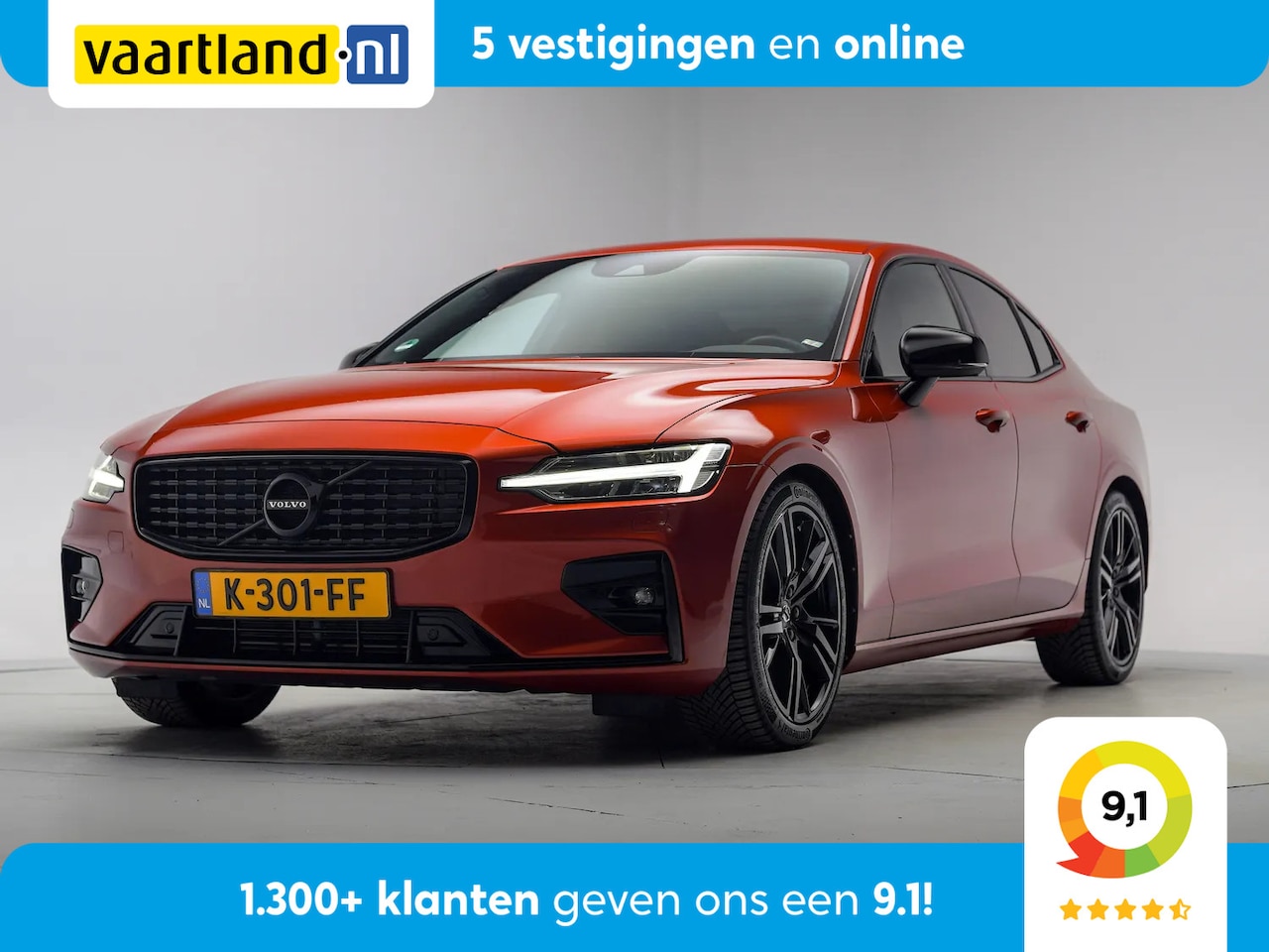 Volvo S60 - 2.0 T5 R-Design Aut. [ Leder H-K Adapt.cruise Camera Memory ] - AutoWereld.nl