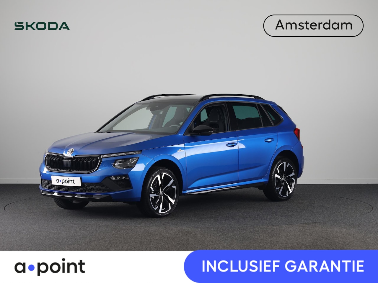 Skoda Kamiq - 1.0 TSI Monte Carlo 115 pk | Verlengde garantie | Navigatie via App | Panoramadak | Parkee - AutoWereld.nl