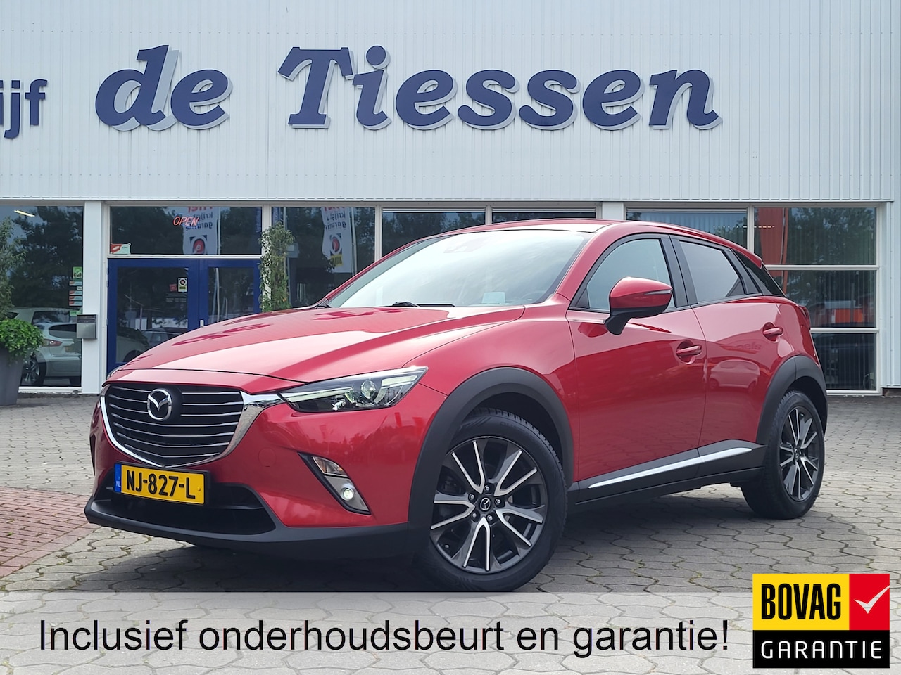 Mazda CX-3 - 2.0 SkyActiv-G 120 PK GT-M Line, Trekhaak, Stoelverw, Rijklaar met beurt & garantie! - AutoWereld.nl