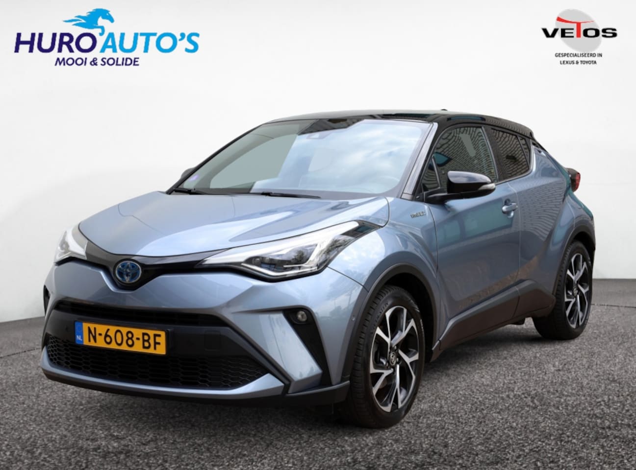 Toyota C-HR - 2.0 Hybrid Bi-Tone | Full LED | Park-Assist | Trekhaak - AutoWereld.nl